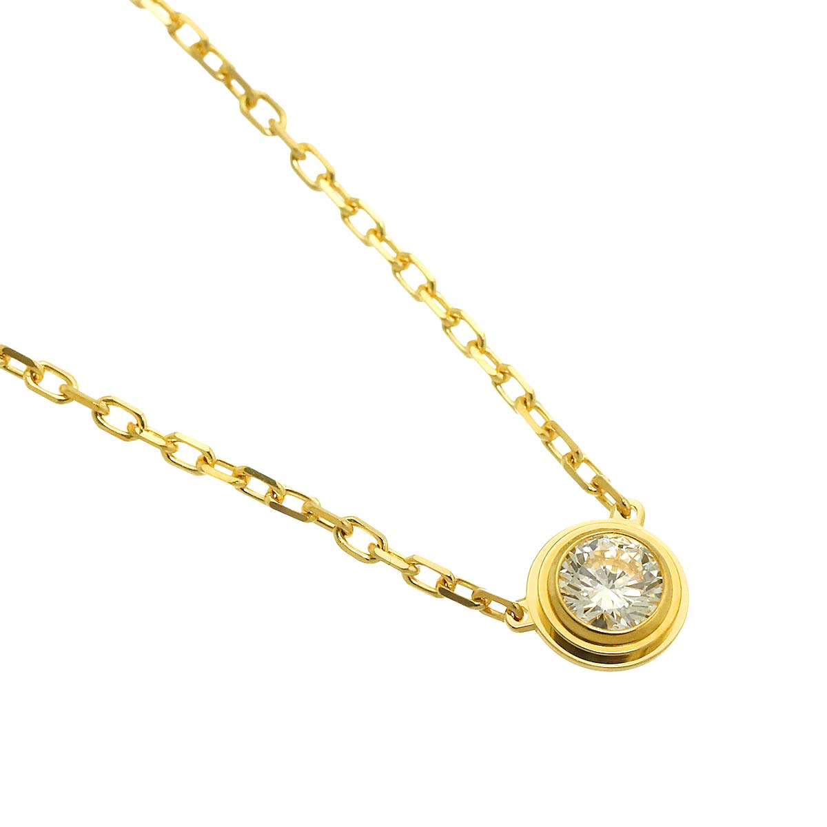 d Amour Diamond Necklace LM 18K Yellow Gold 750
