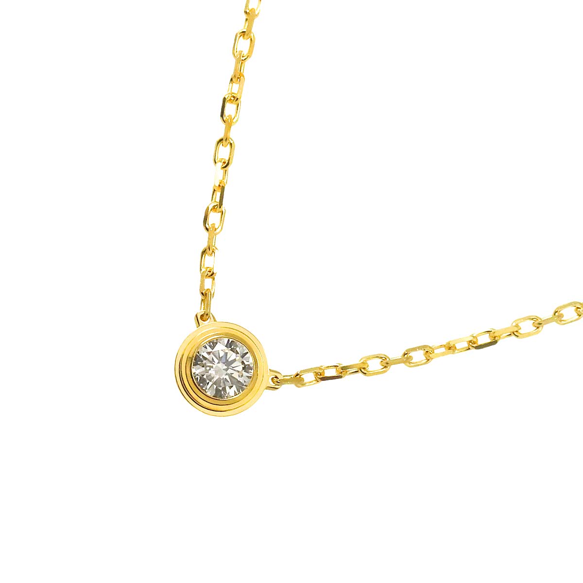 d Amour Diamond Necklace LM 18K Yellow Gold 750