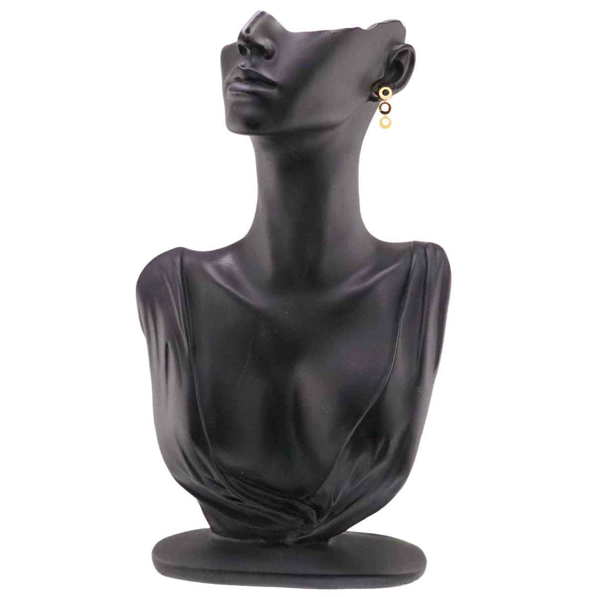 Earrings Pierced 18K K18 YG Yellow Gold 750