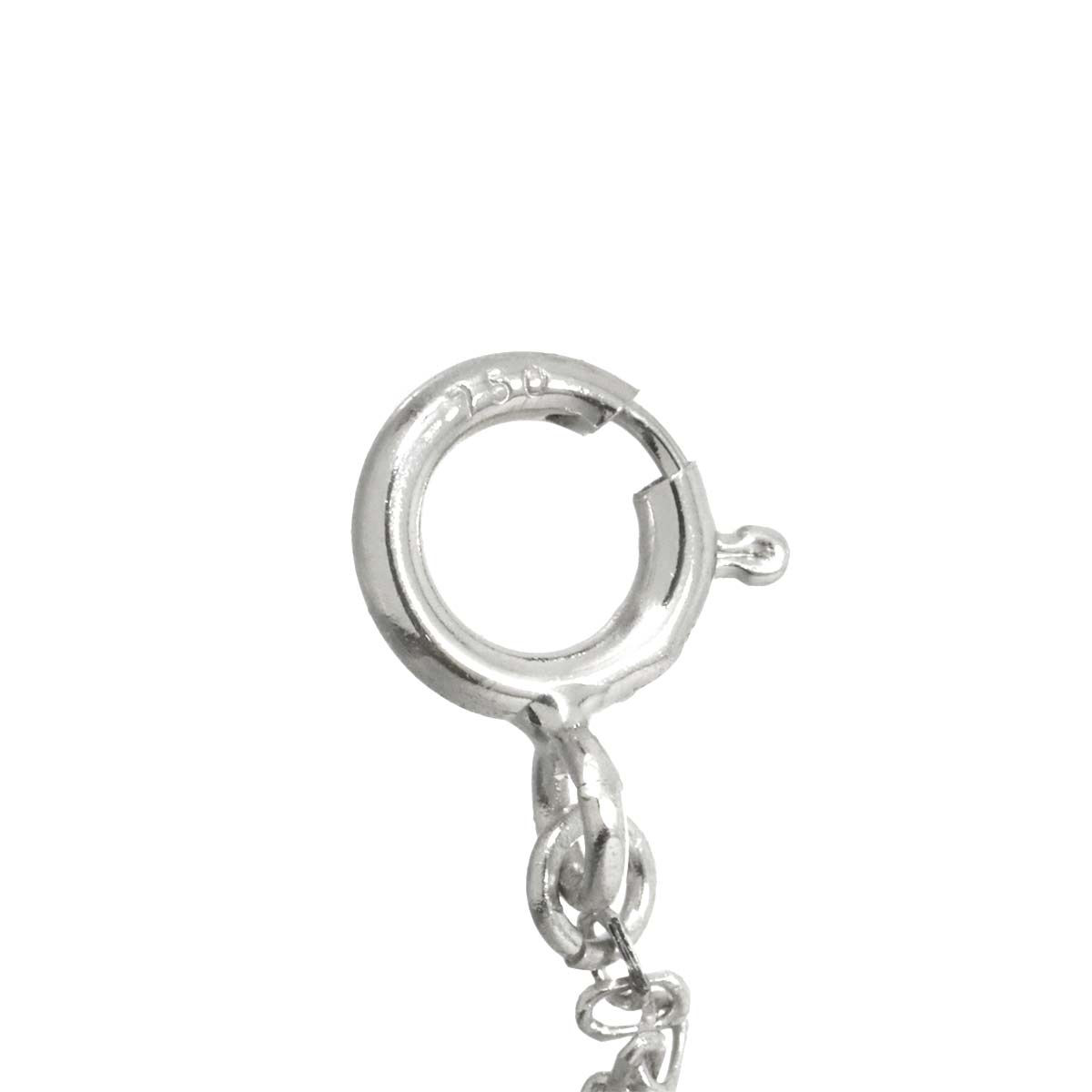 Diamond 0.07ct Bracelet 18K K18 WG White Gold 750