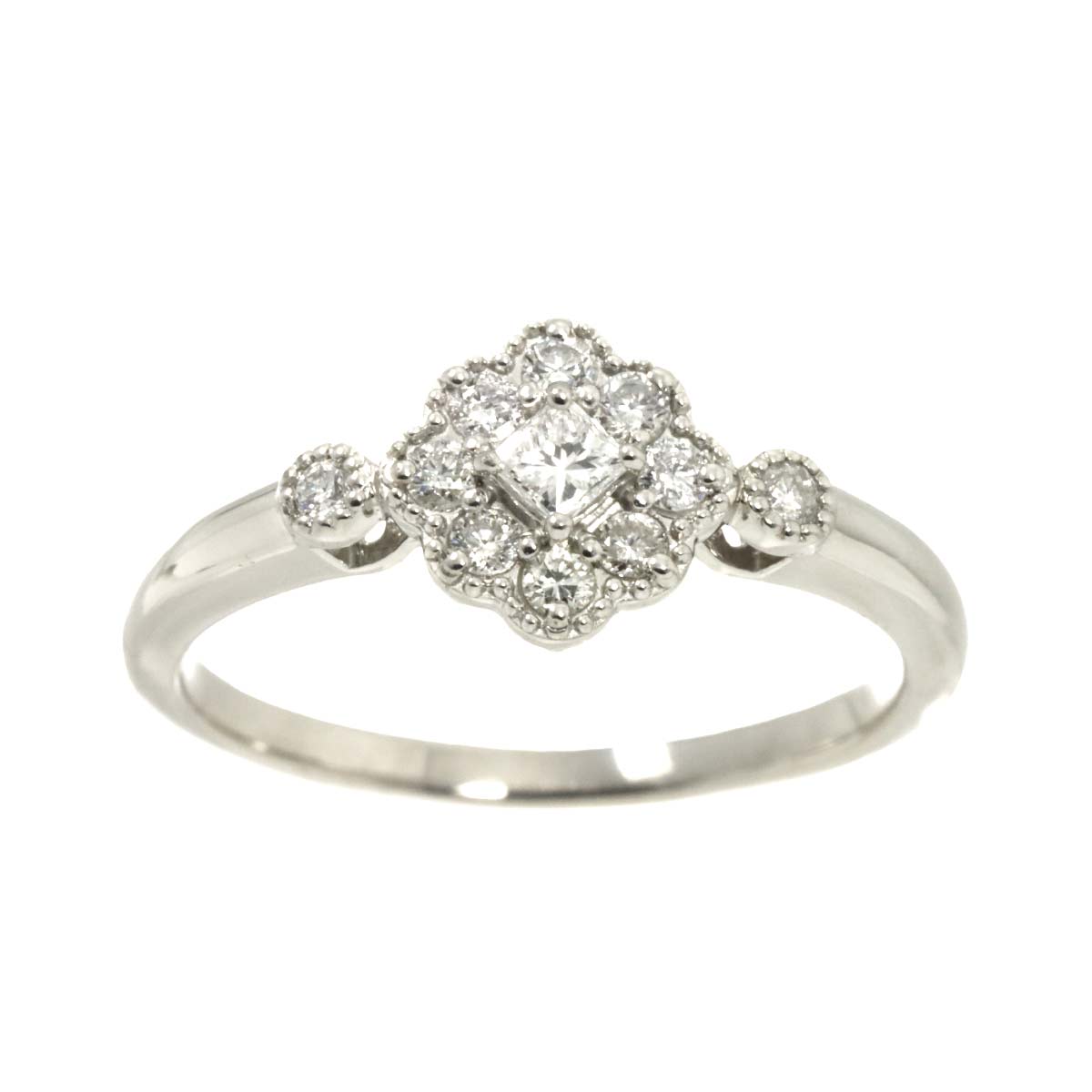 Diamond 0.30ct Ring Pt Platinum size5.25-5.5(US)