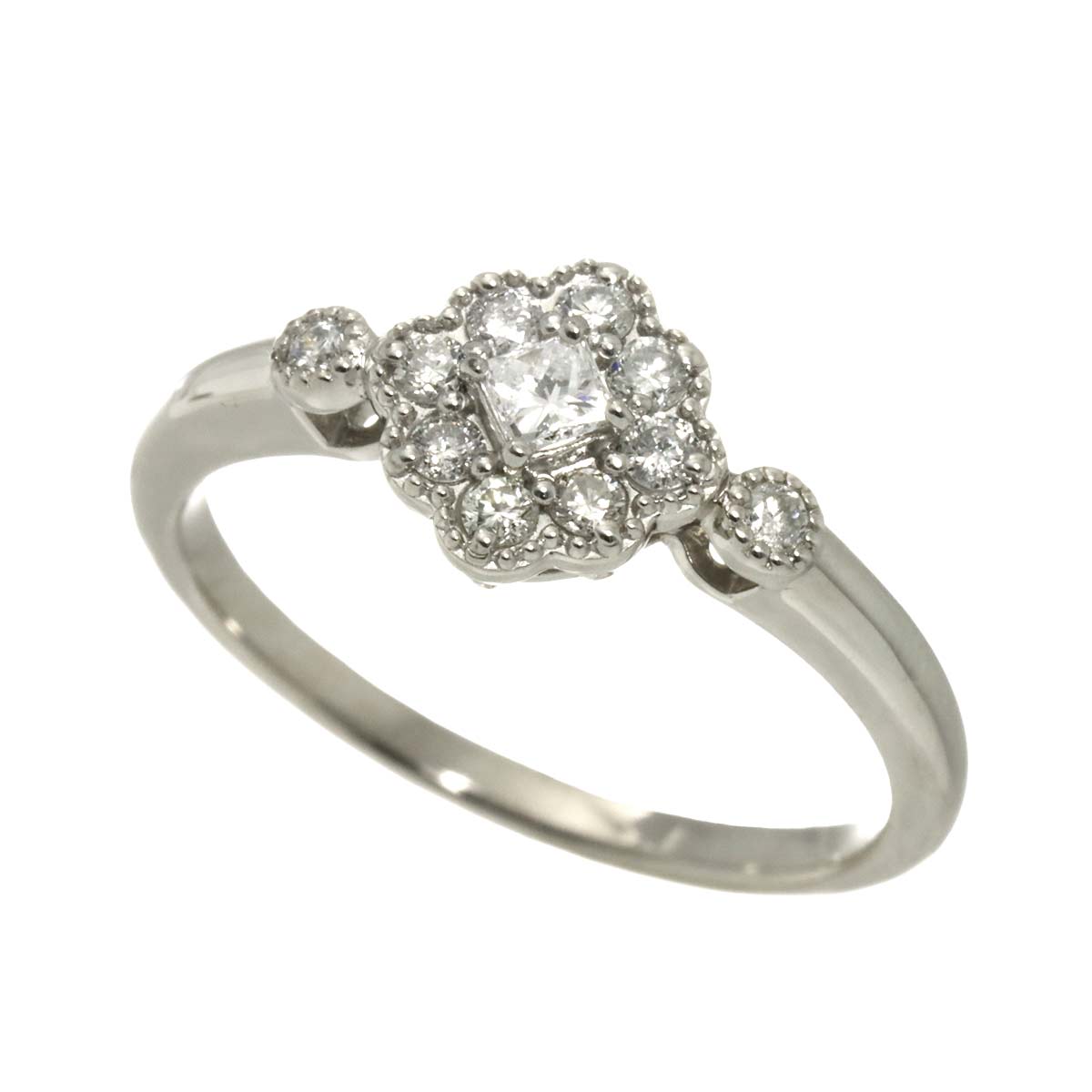 Diamond 0.30ct Ring Pt Platinum size5.25-5.5(US)