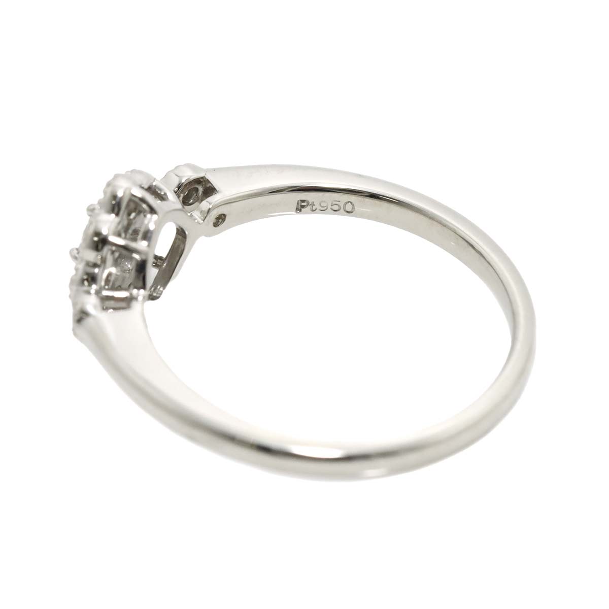 Diamond 0.30ct Ring Pt Platinum size5.25-5.5(US)