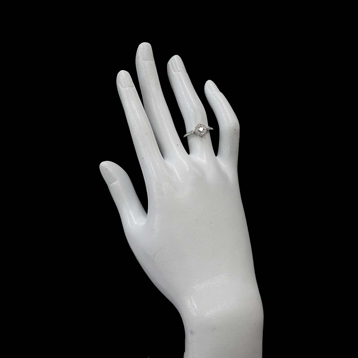 Diamond 0.30ct Ring Pt Platinum size5.25-5.5(US)