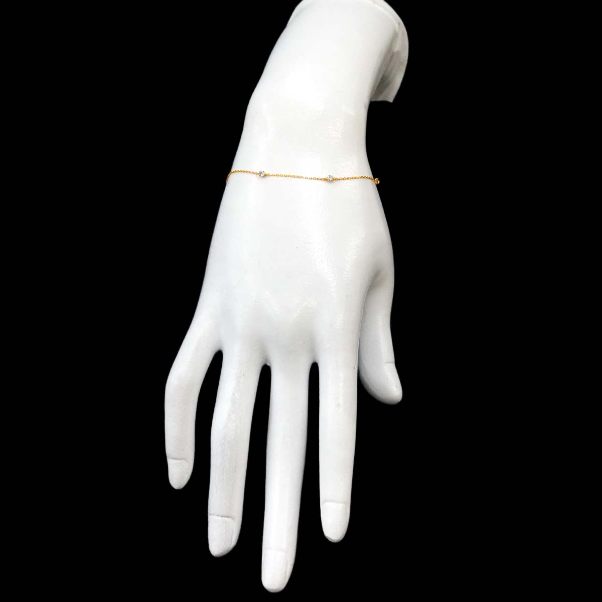 Diamond 0.15ct Bracelet 18K YG 750