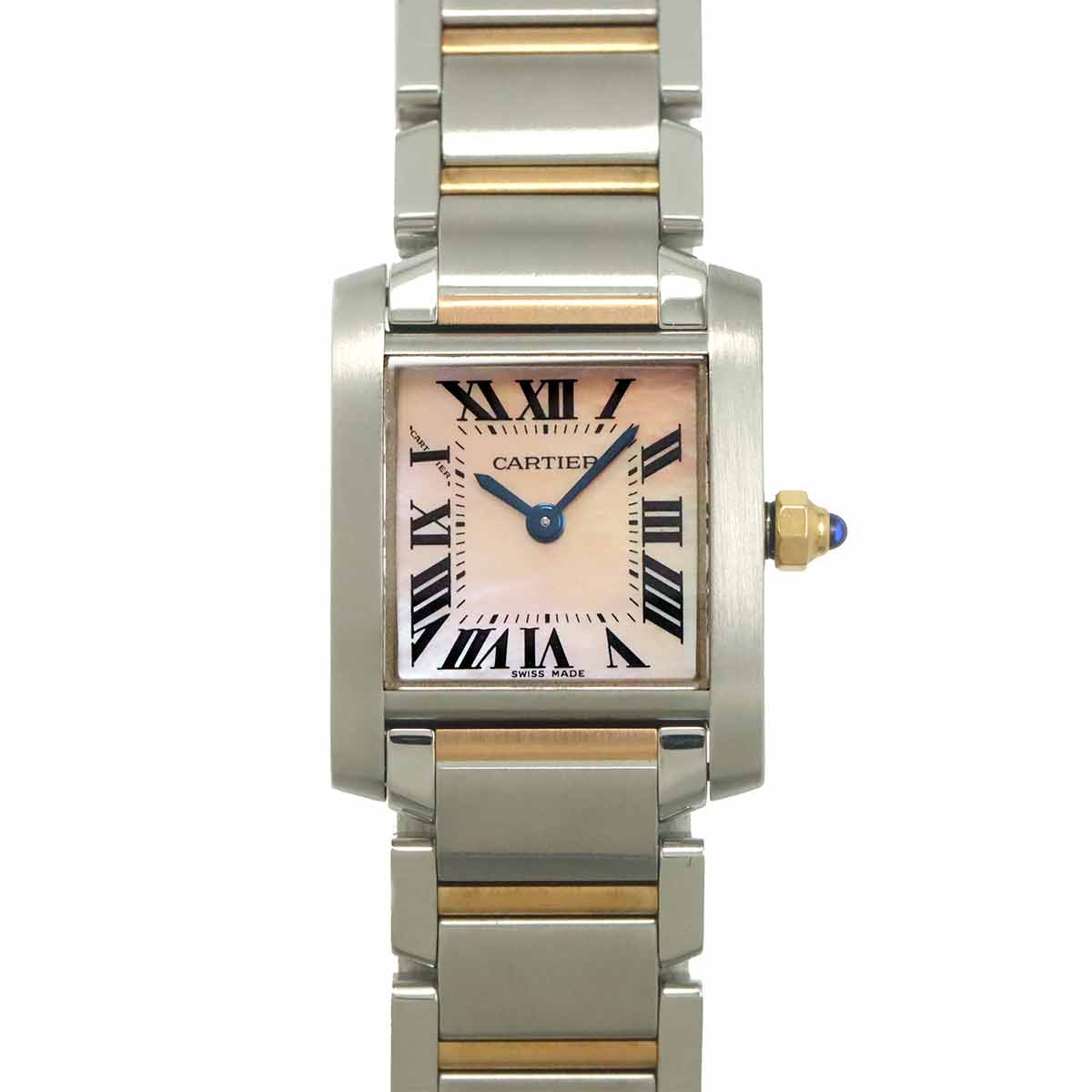 Tank Francaise SM W51027Q4 750 PG Quartz Pink Shell Dial