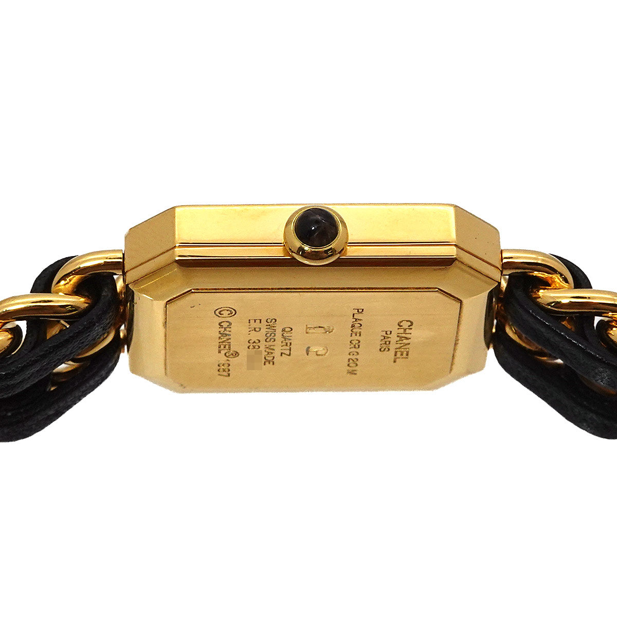 Premiere Size M H0001 Vintage Quartz Black Dial Ladies Watch