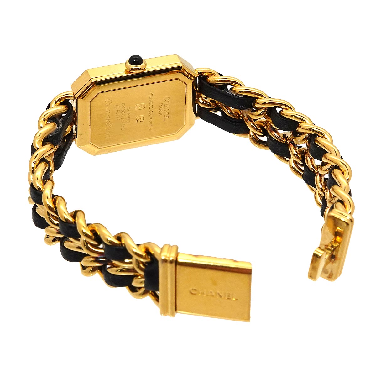 Premiere Size M H0001 Vintage Quartz Black Dial Ladies Watch