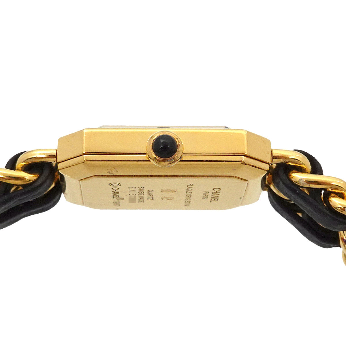 Premiere Size M H0001 Vintage Quartz Black Dial Ladies Watch