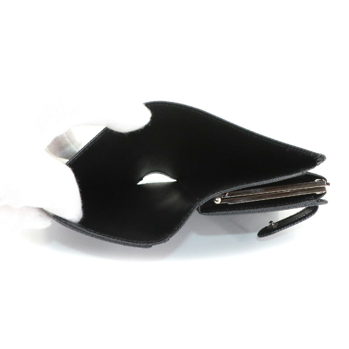 Epi Viennois Wallet Leather Noir M63242 Purse