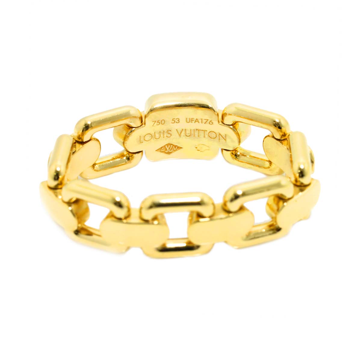 Berg Chain Ring 18K YG 750 Size53 6.25-6.5(US) 90305683
