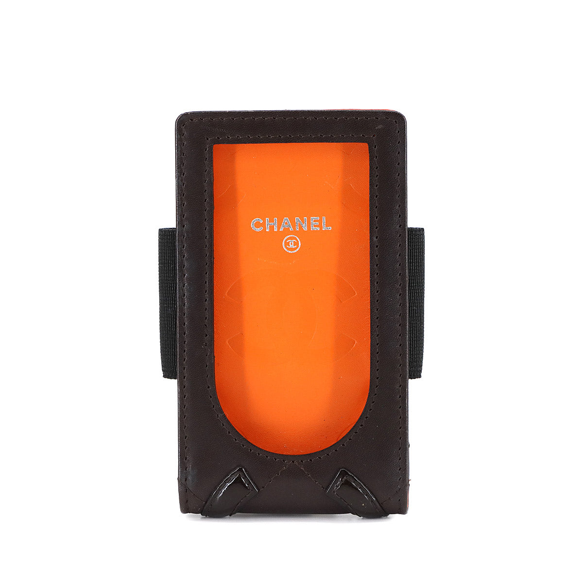 Cambon Line iPod Case Leather Enamel Brown