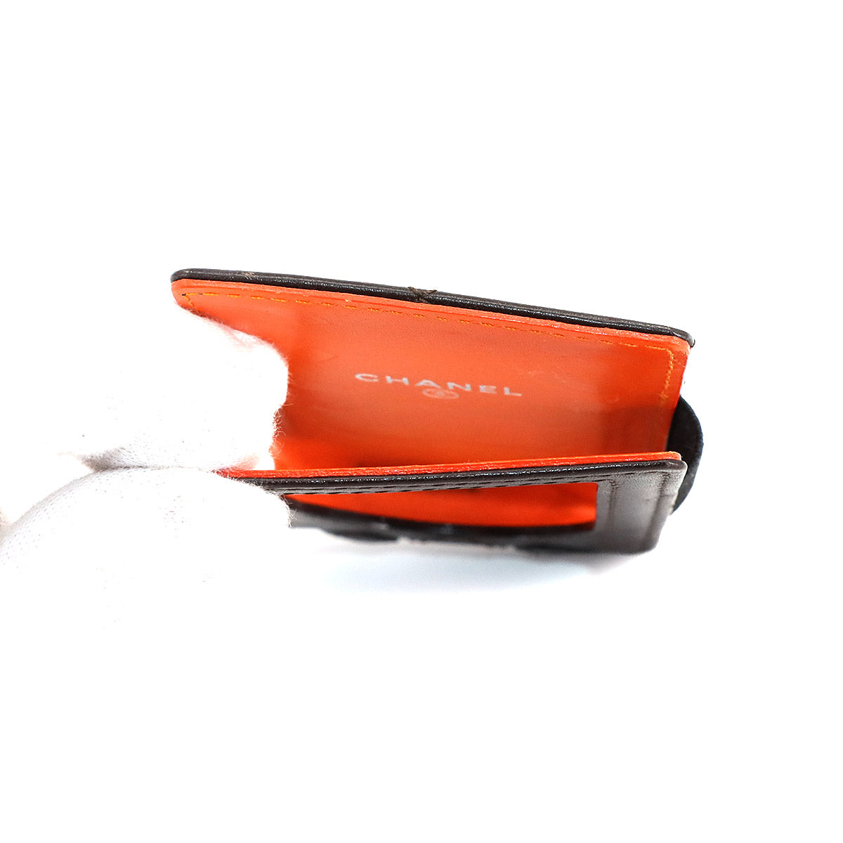 Cambon Line iPod Case Leather Enamel Brown