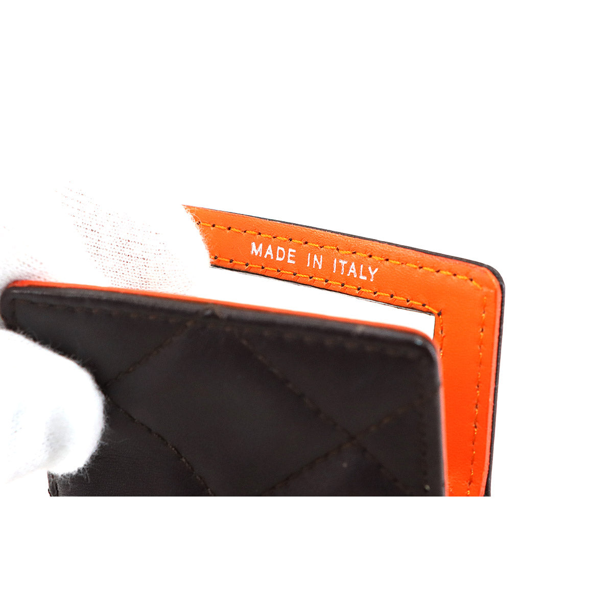 Cambon Line iPod Case Leather Enamel Brown