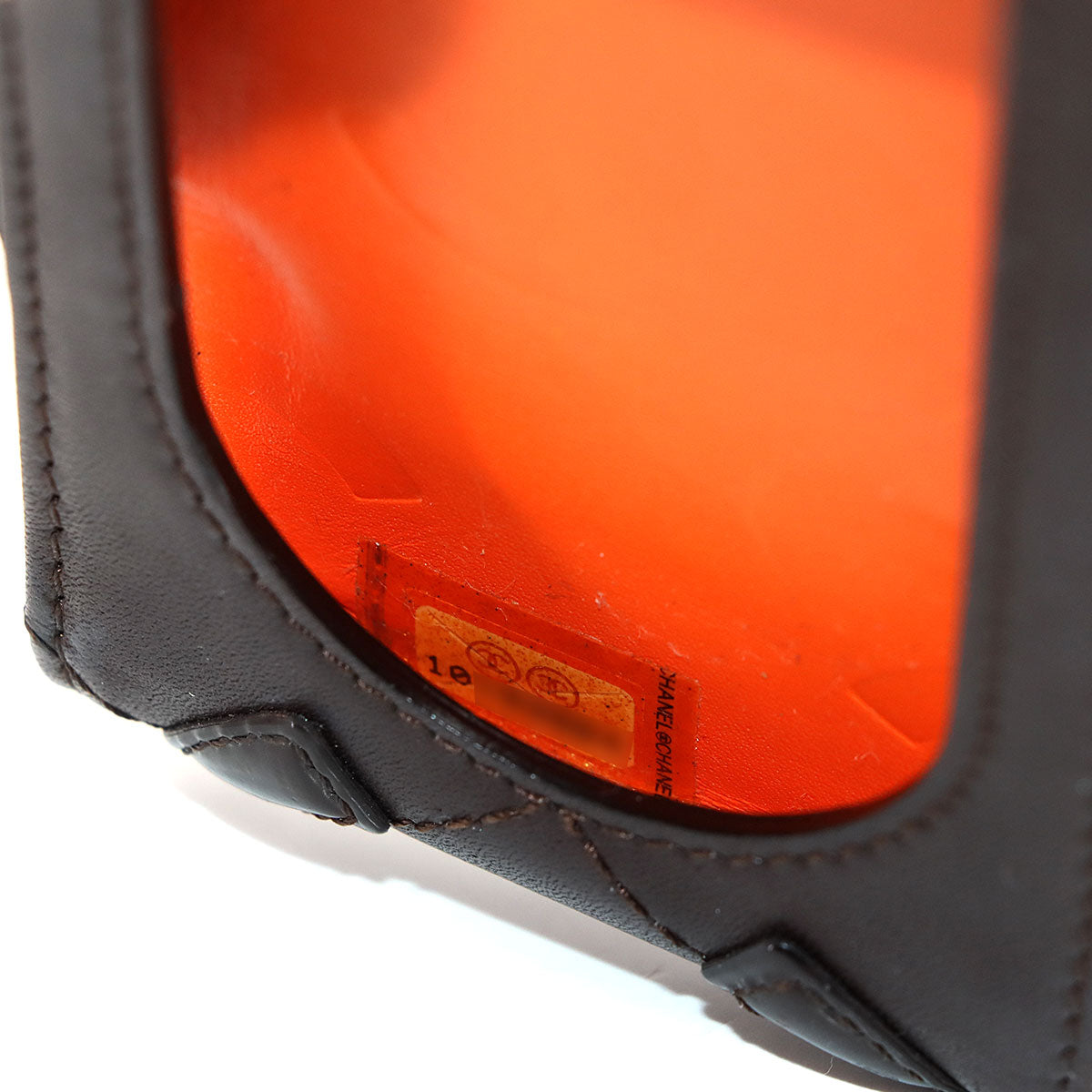 Cambon Line iPod Case Leather Enamel Brown