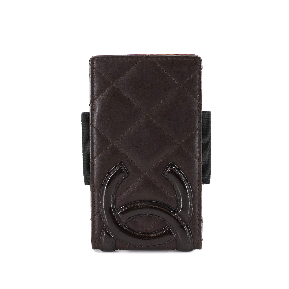 Cambon Line iPod Case Leather Enamel Brown