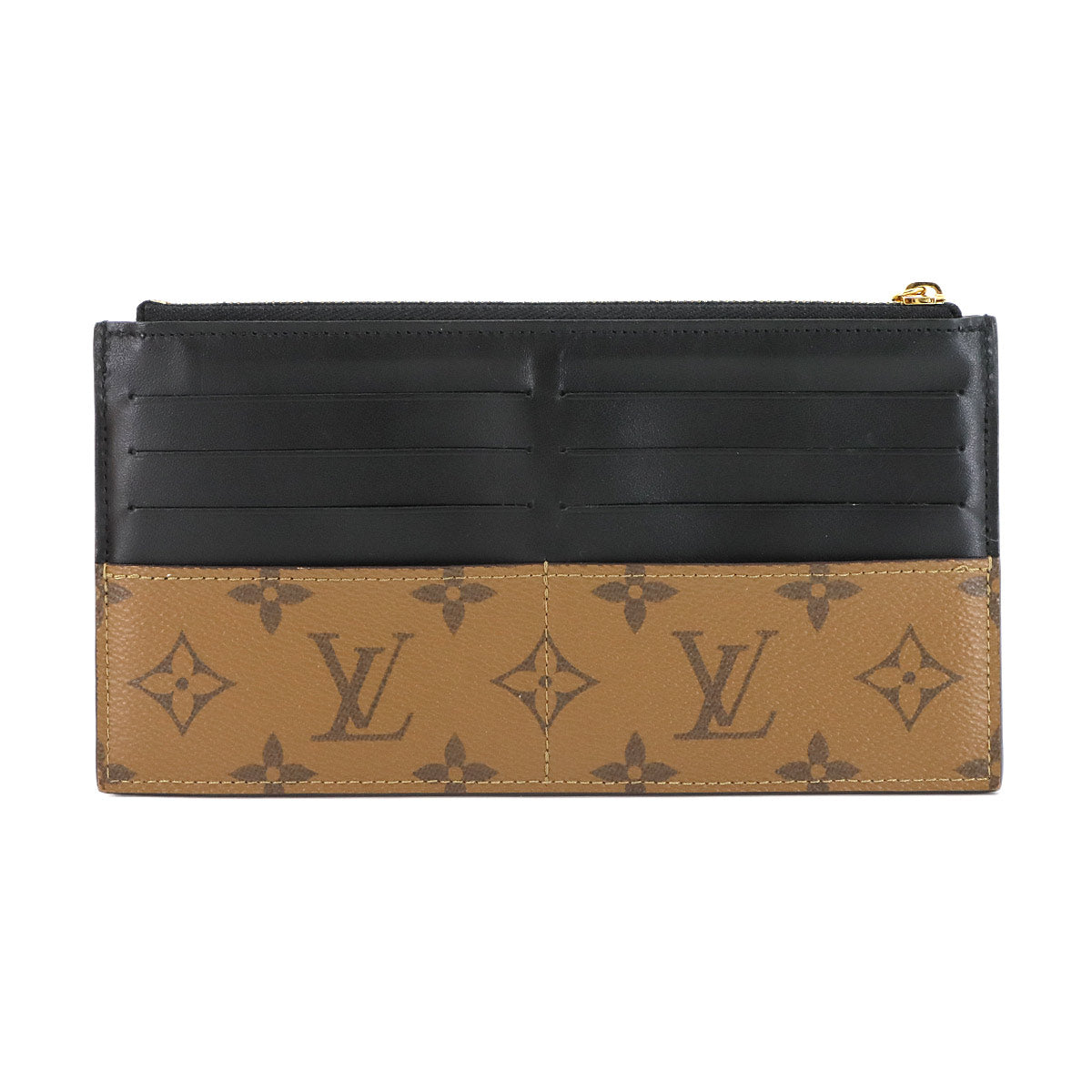 Monogram Reverse Slim Purse Long Wallet M80390