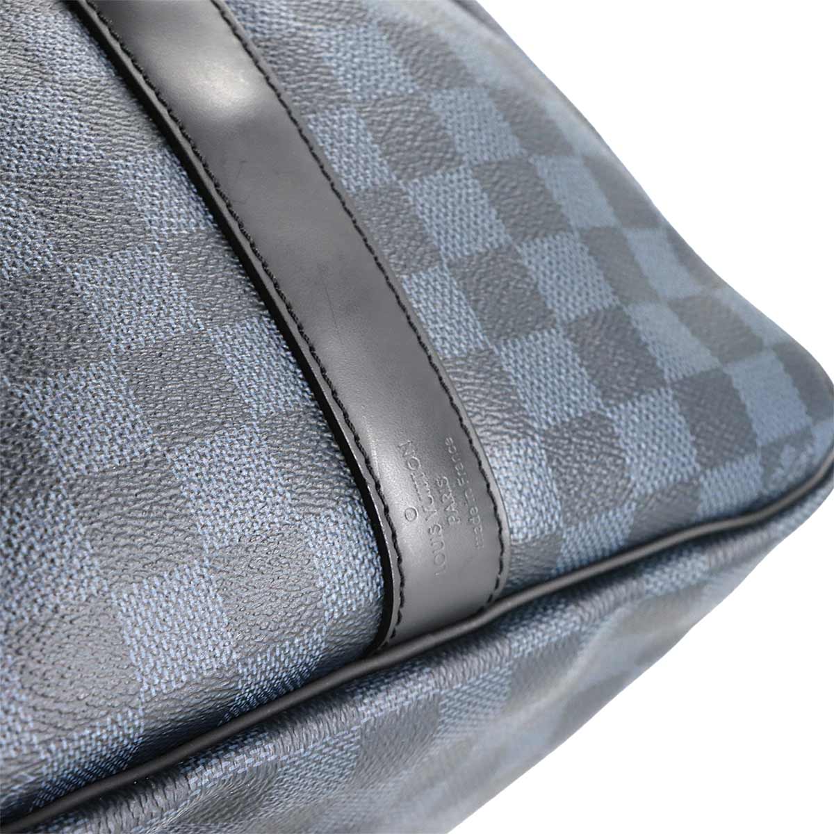 Damier Cobalt Keepall Bandouliere 45 Luggage N40166