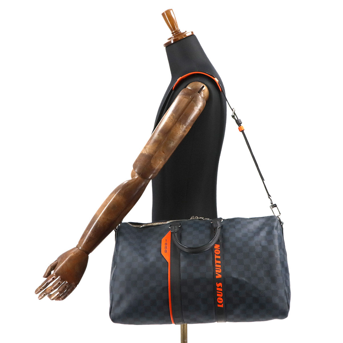 Damier Cobalt Keepall Bandouliere 45 Luggage N40166