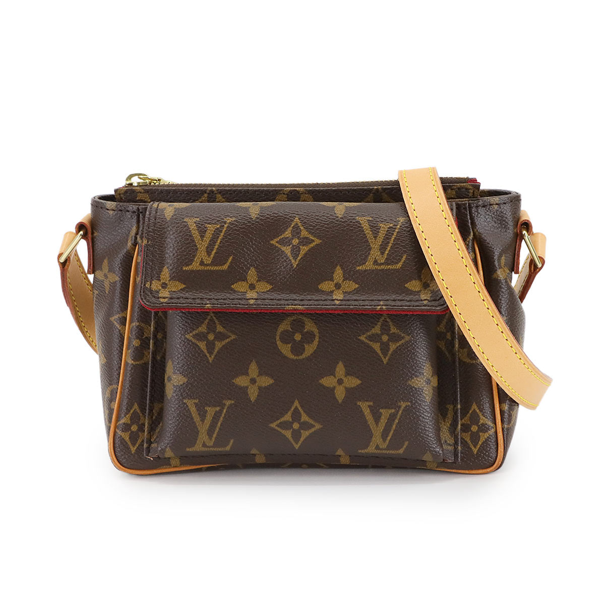 Monogram Viva Cite PM Shoulder Bag Brown M51165 Purse
