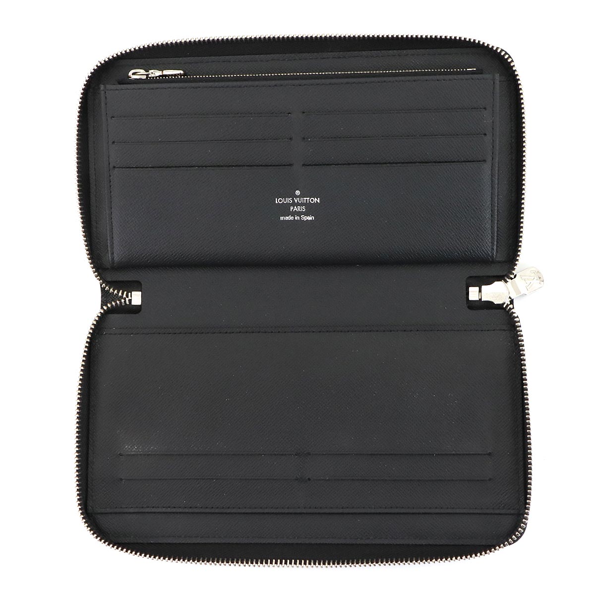 Epi Damier Graphite Zippy Organizer NM Long Wallet M69541