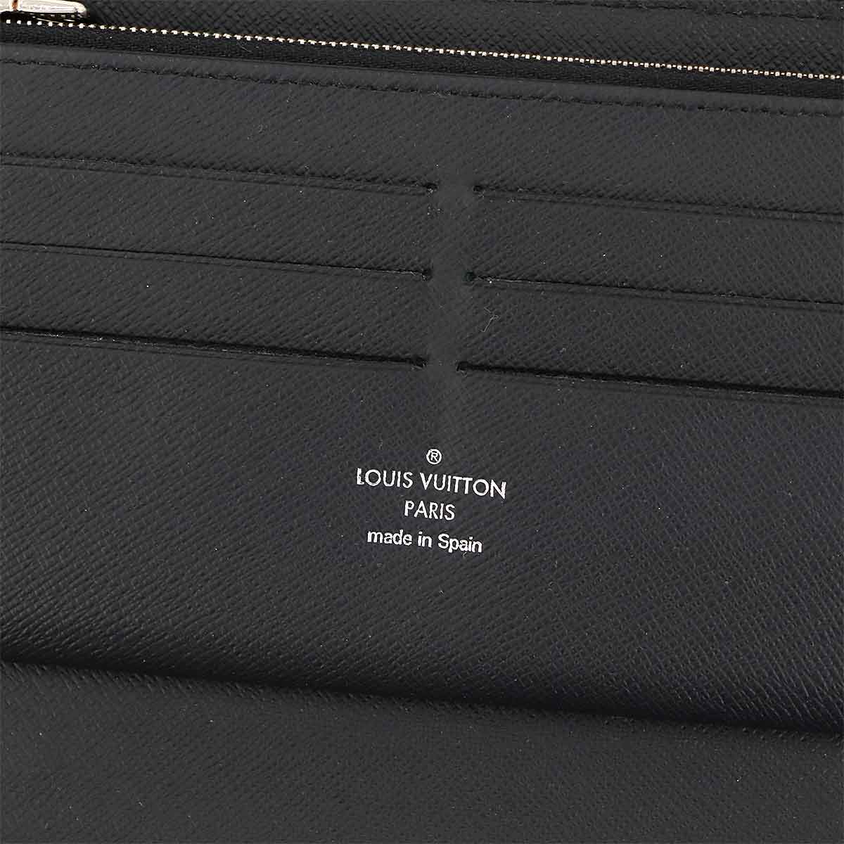 Epi Damier Graphite Zippy Organizer NM Long Wallet M69541