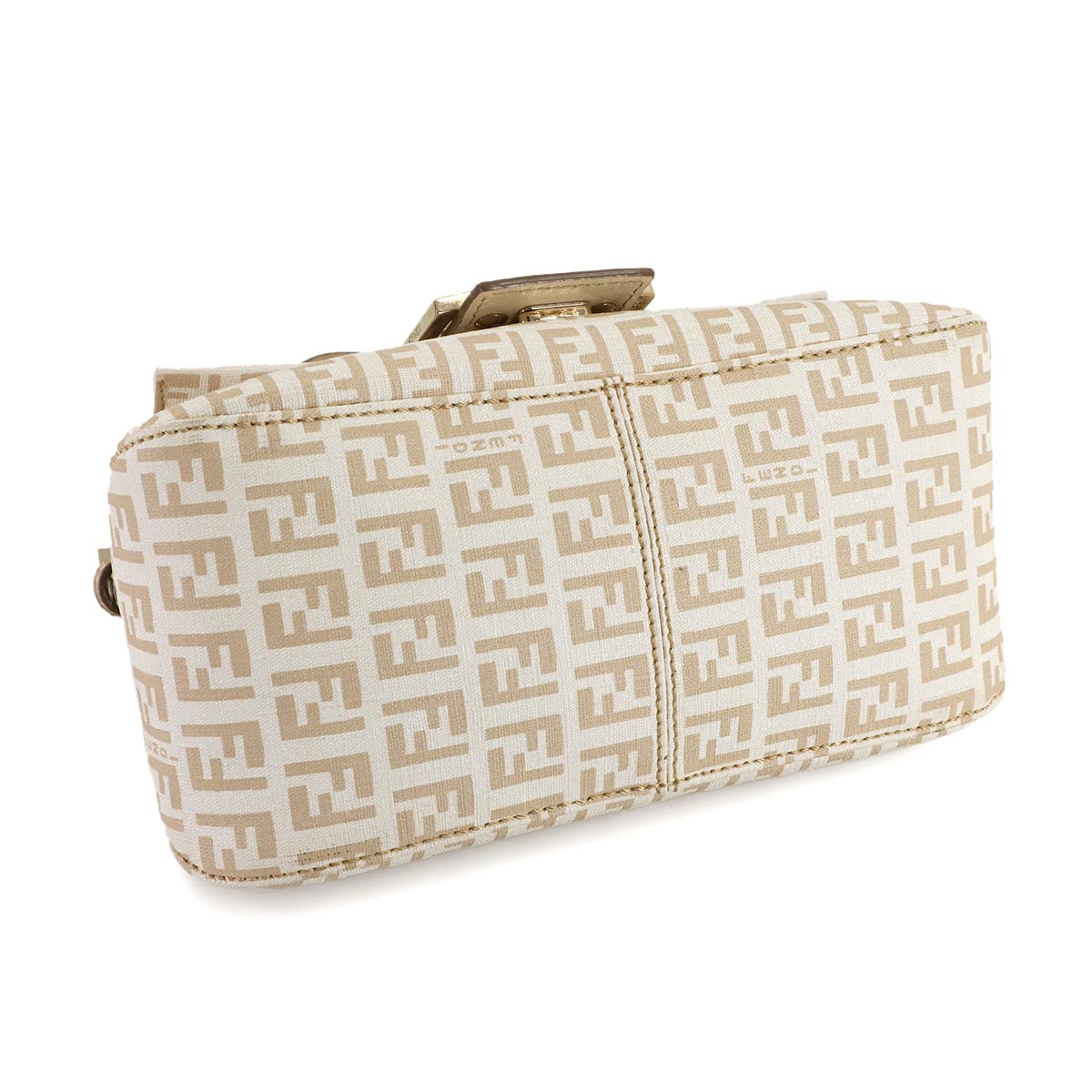 Zucchino Mini Mamma Baguette Shoulder Bag PVC Crema 8BR180