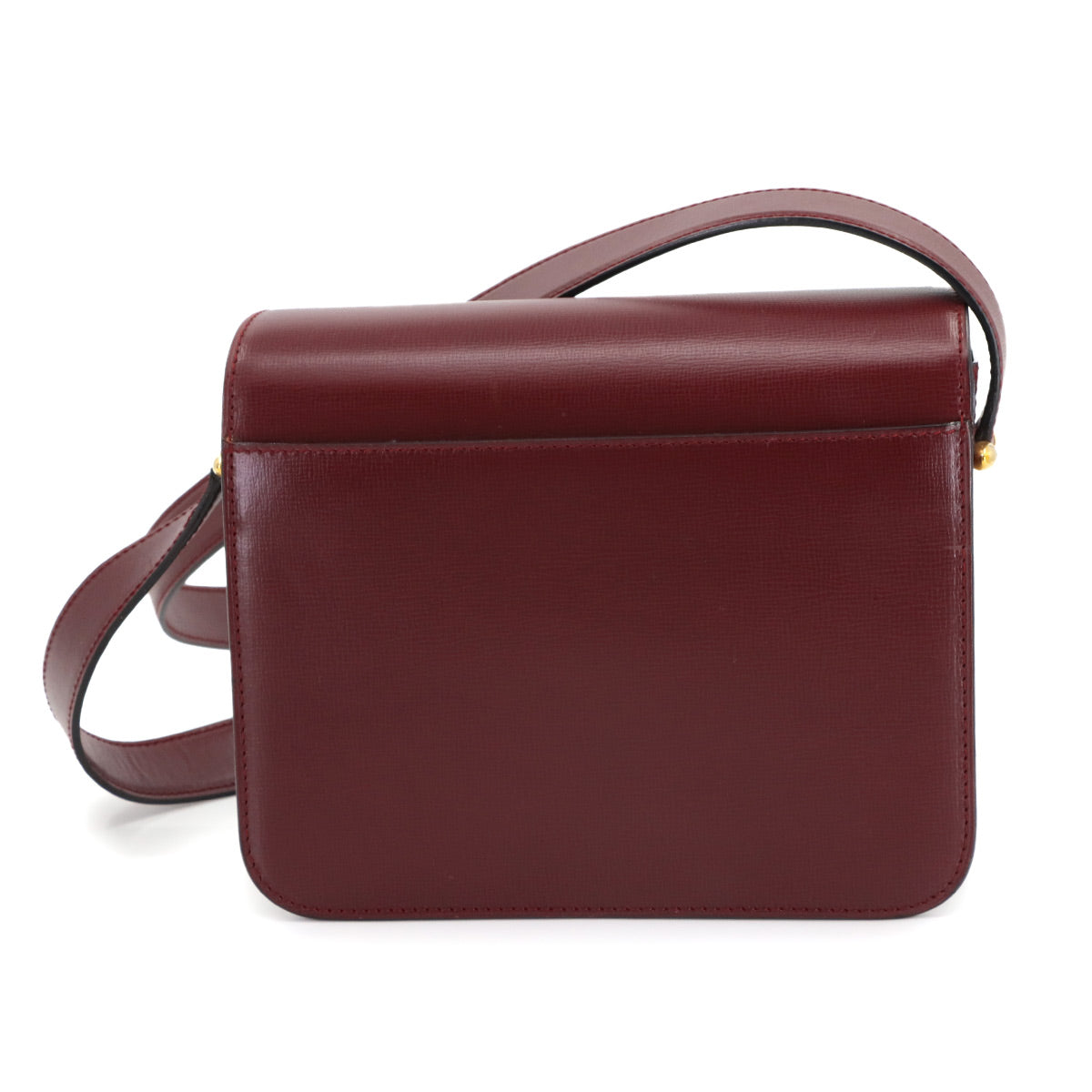 Must Line Shoulder Bag Leather Bordeaux Purse