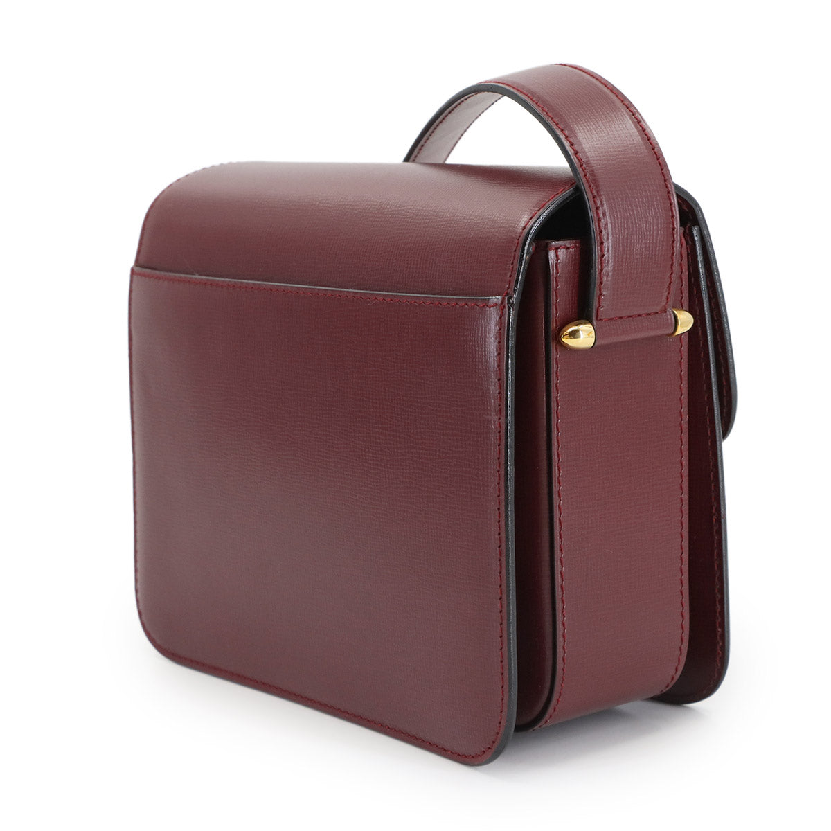 Must Line Shoulder Bag Leather Bordeaux Purse