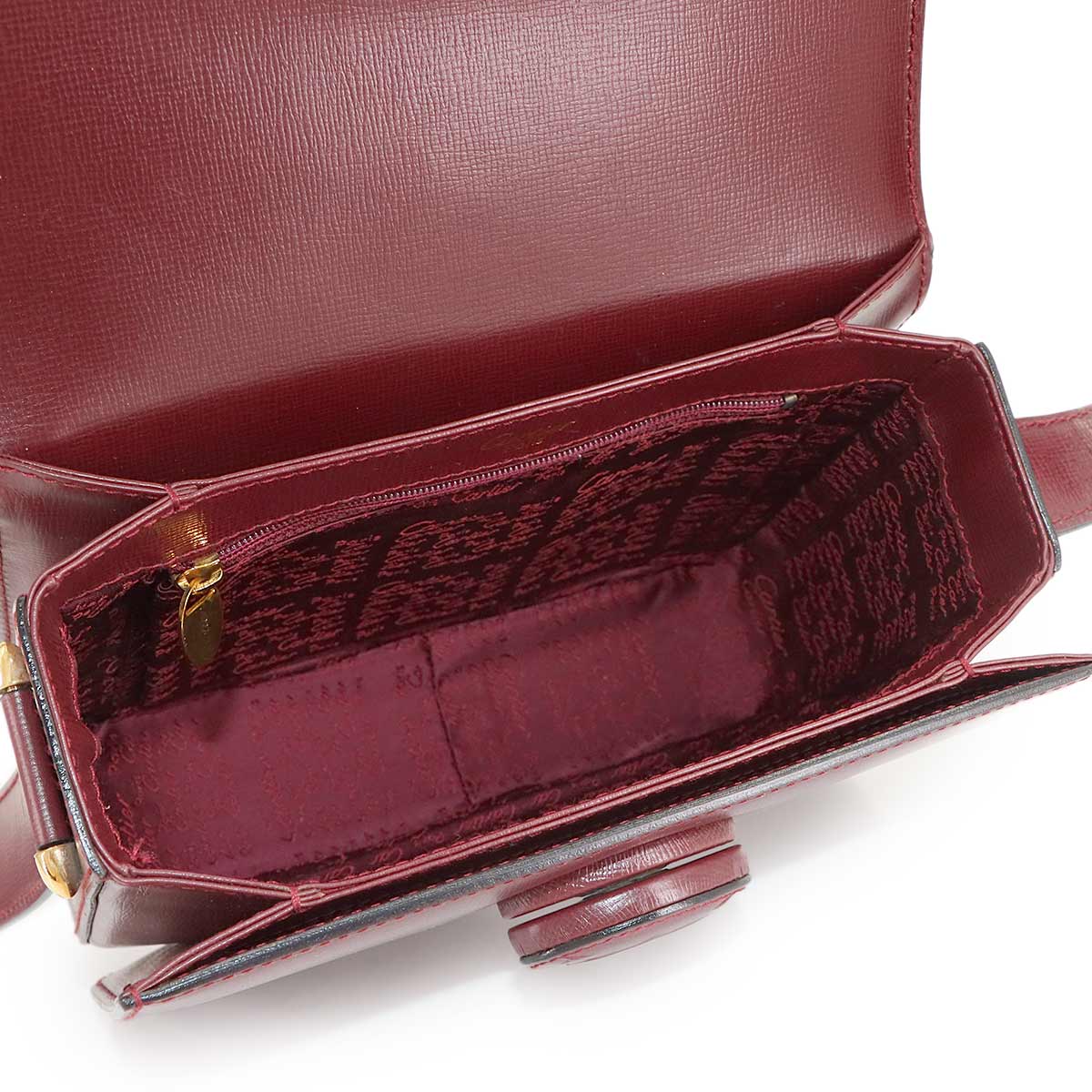 Must Line Shoulder Bag Leather Bordeaux Purse