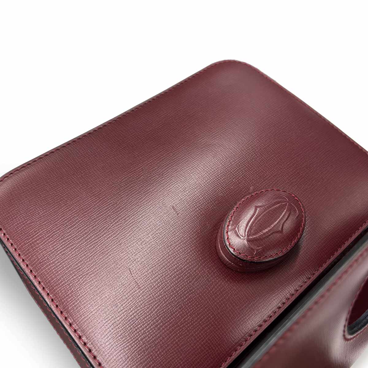 Must Line Shoulder Bag Leather Bordeaux Purse