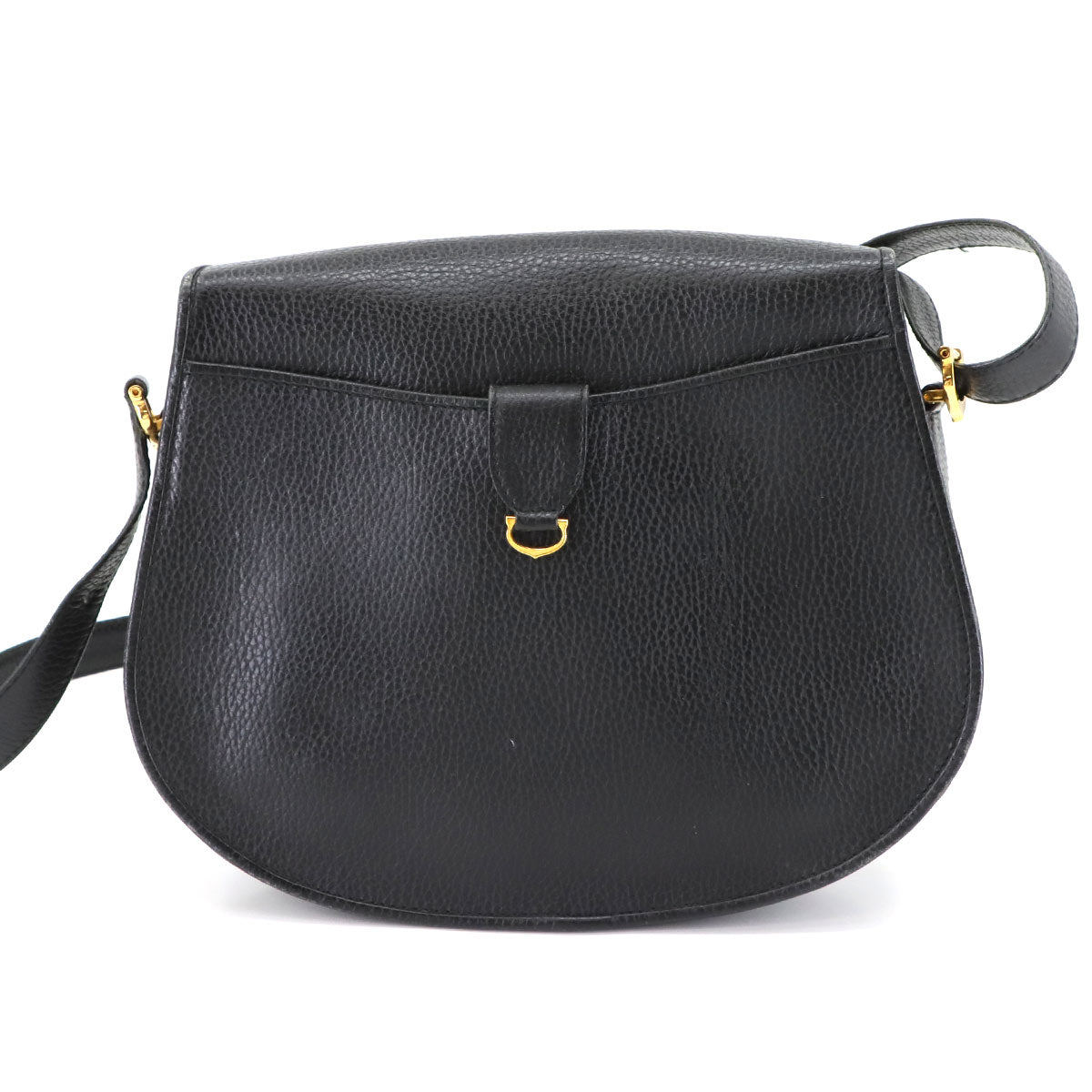 Must Line Shoulder Bag Leather Black Purse