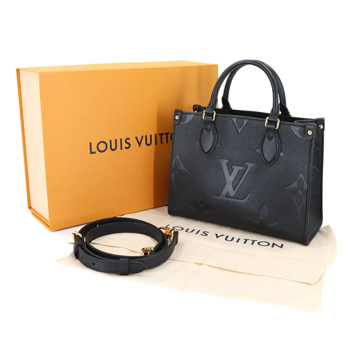 Monogram Empreinte Onthego PM Tote Shoulder Bag M45653