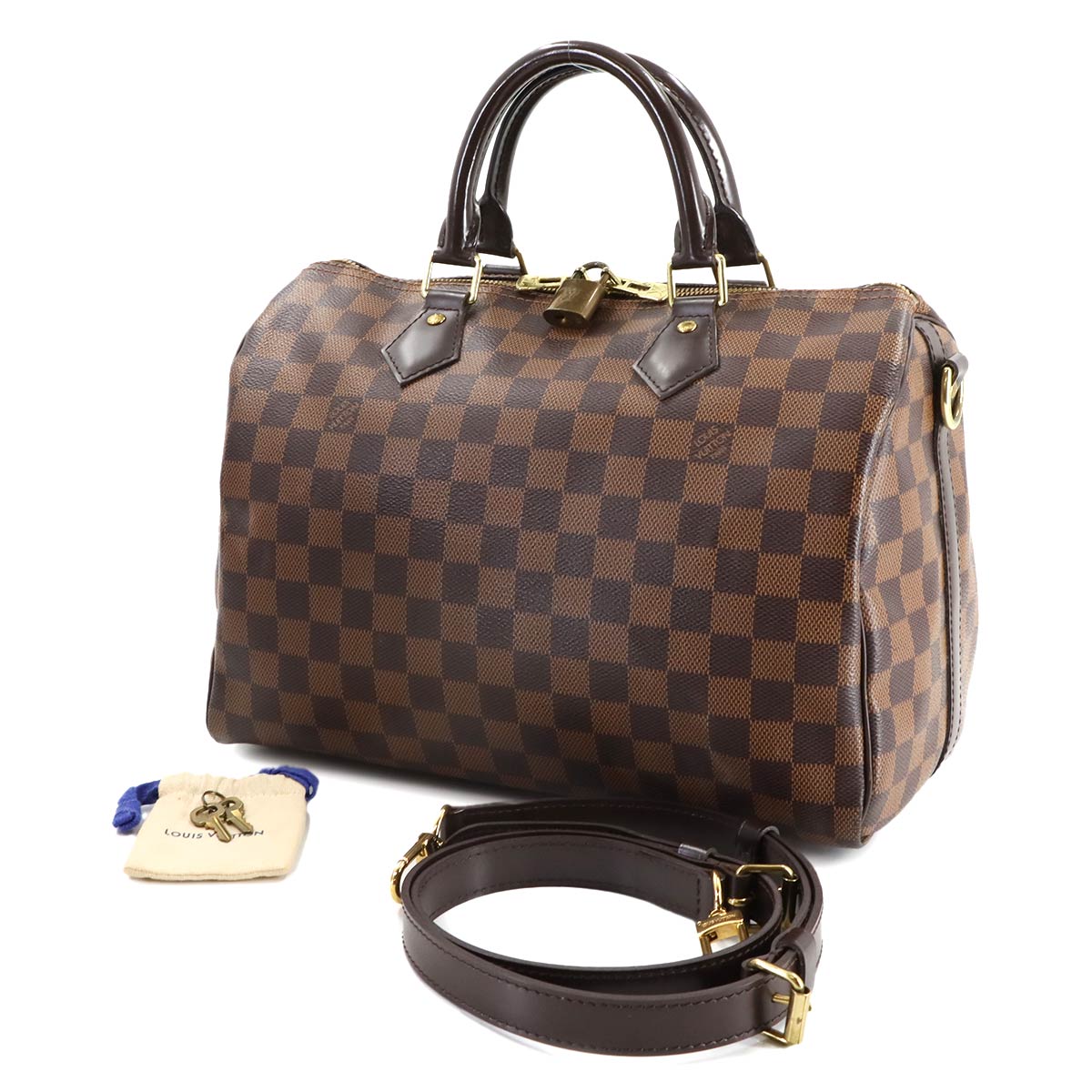Damier Speedy Bandouliere 30 Hand Shoulder Bag N41367