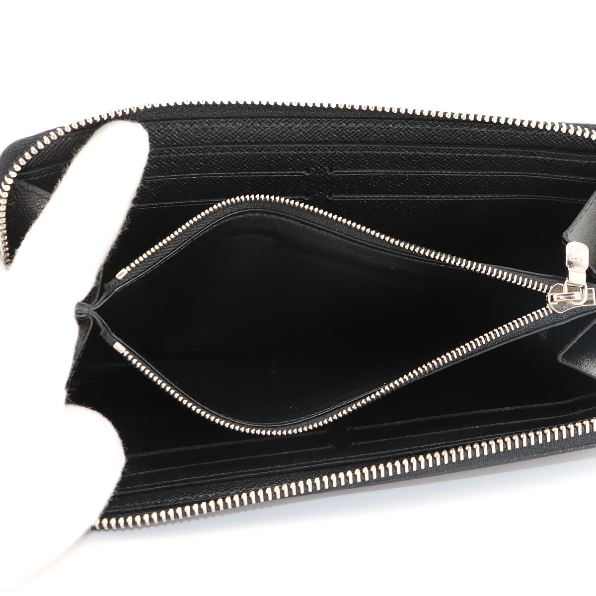 Epi Portefeuille Clemence Wallet Leather Noir M60915