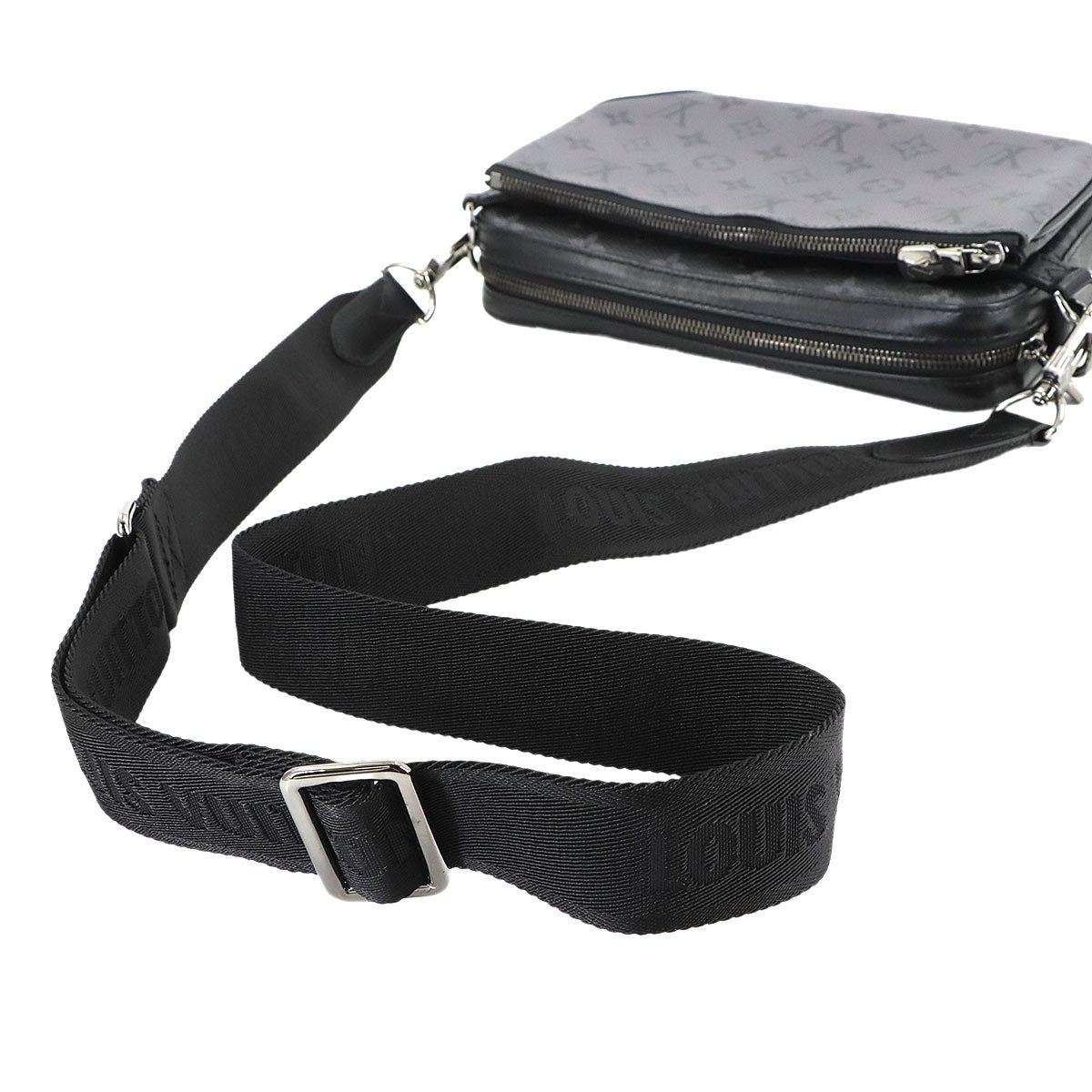 Monogram Eclipse Trio Messenger Shoulder Bag M69443 Purse