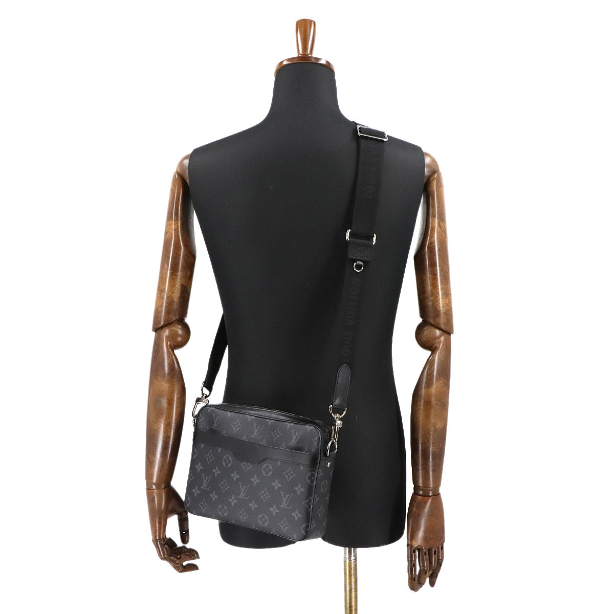 Monogram Eclipse Trio Messenger Shoulder Bag M69443 Purse