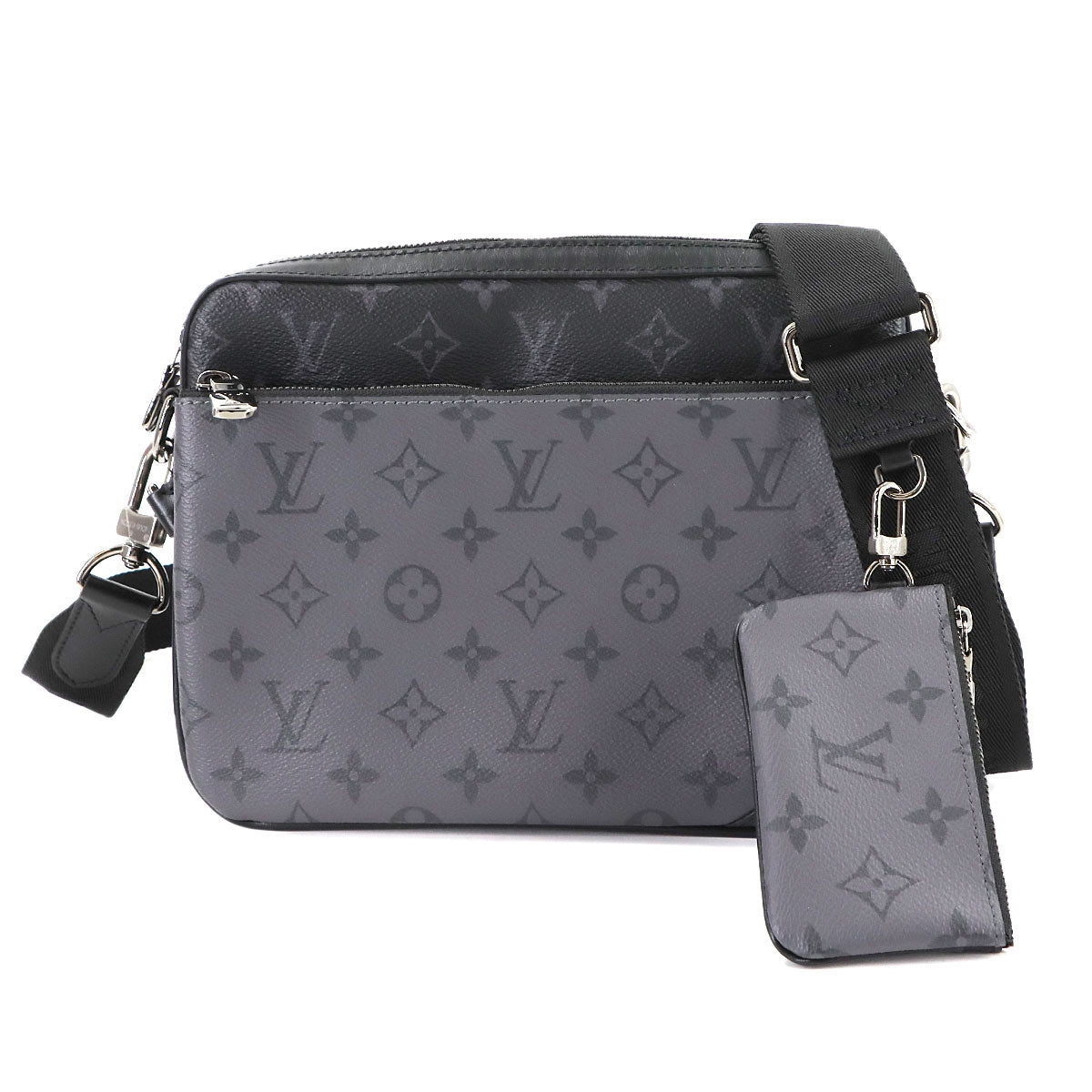 Monogram Eclipse Trio Messenger Shoulder Bag M69443 Purse