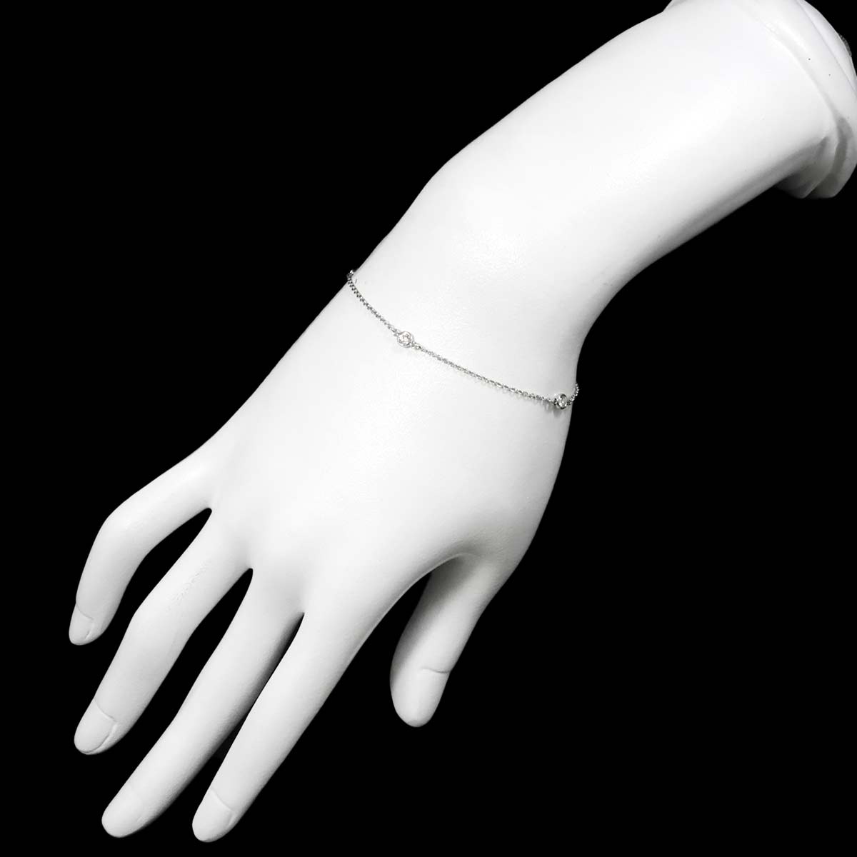 By The Yard Diamond 3P Bracelet Platinum