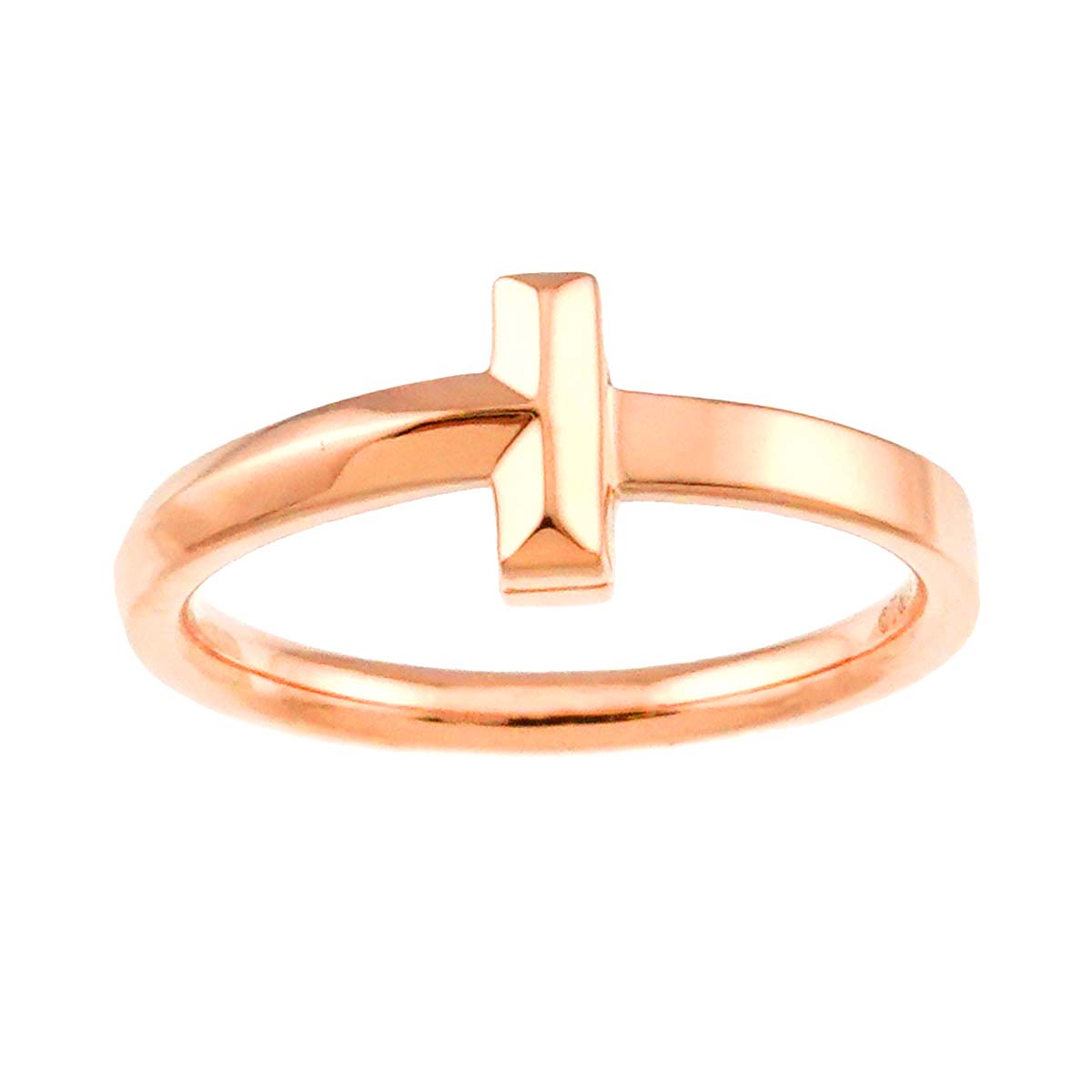 T One Ring 18K Pink Gold 750 size7.25(US)