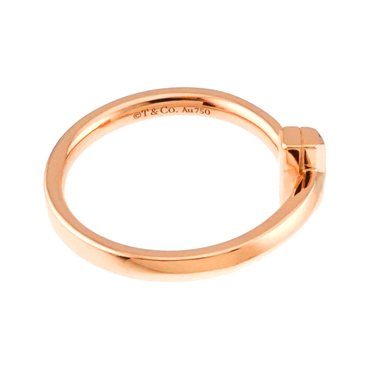 T One Ring 18K Pink Gold 750 size7.25(US)