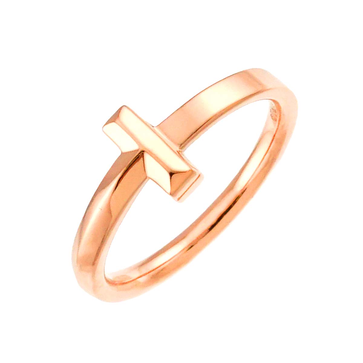 T One Ring 18K Pink Gold 750 size7.25(US)