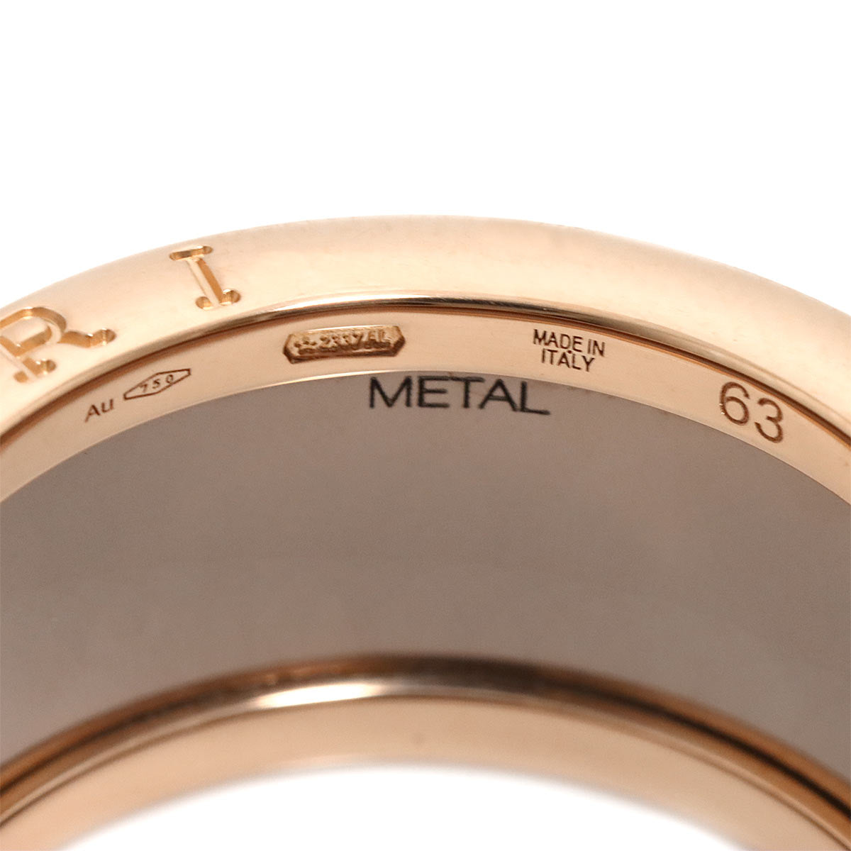 B-ZERO1 4Band Roma Ring METAL 18K PG 750 Size63 9.5(US)