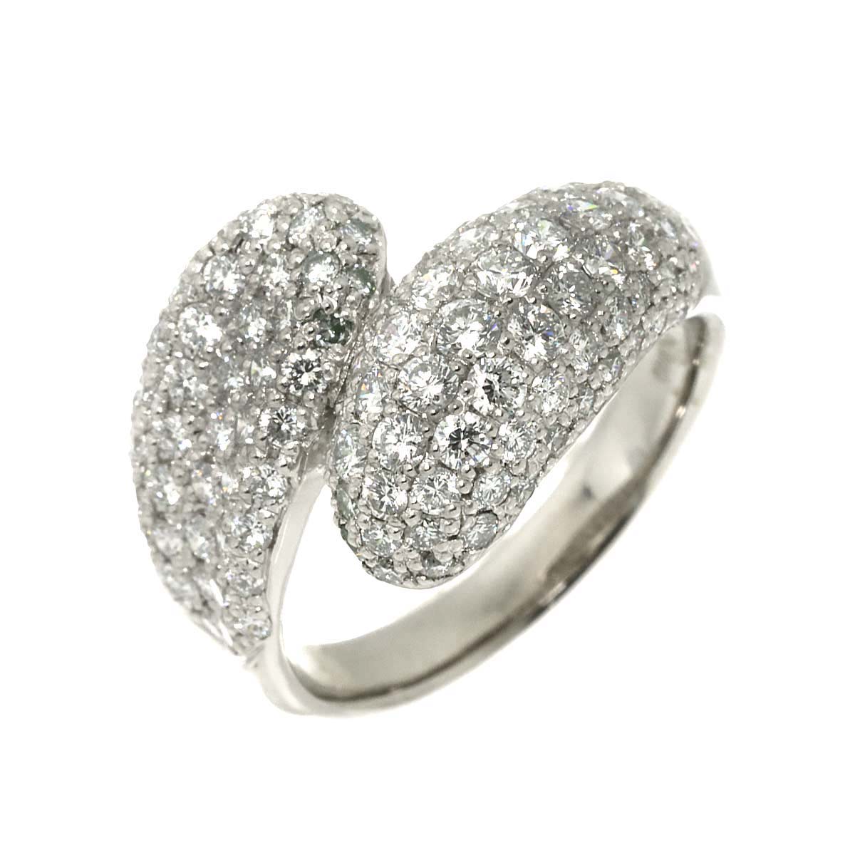 Diamond 2.33ct Ring Pt size7.5-7.75(US)