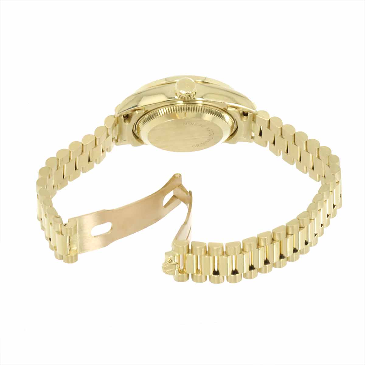 Datejust 69138G Serial E Diamond Bezel 750 YG Gold Dial Ladies