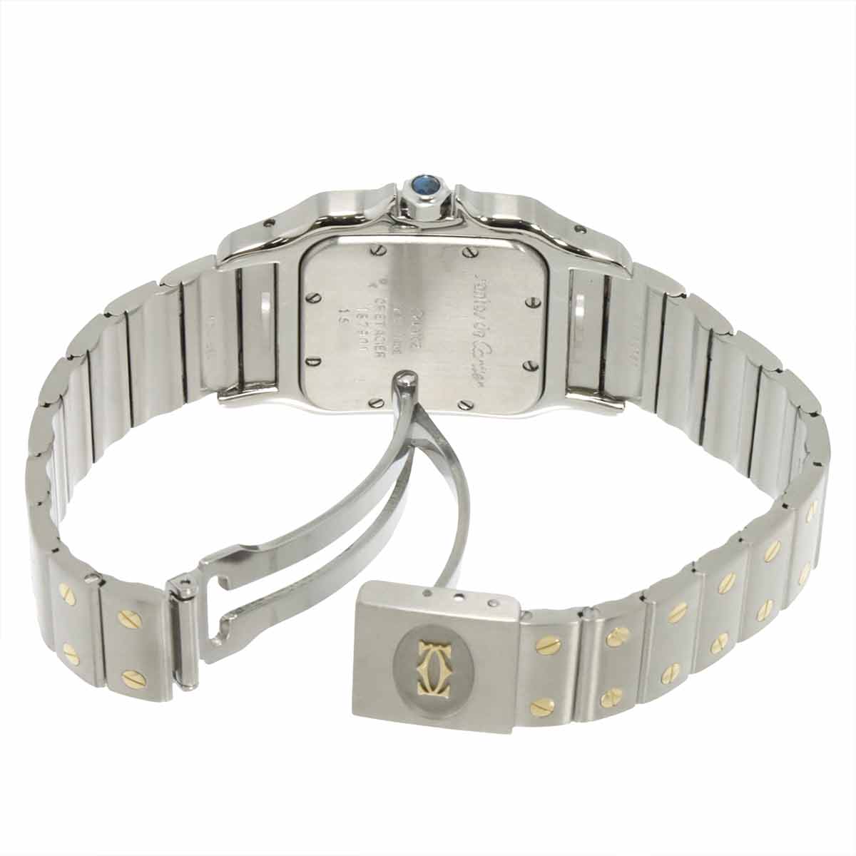 Santos Galbee LM Quartz YG Cream Dial Mens Watch