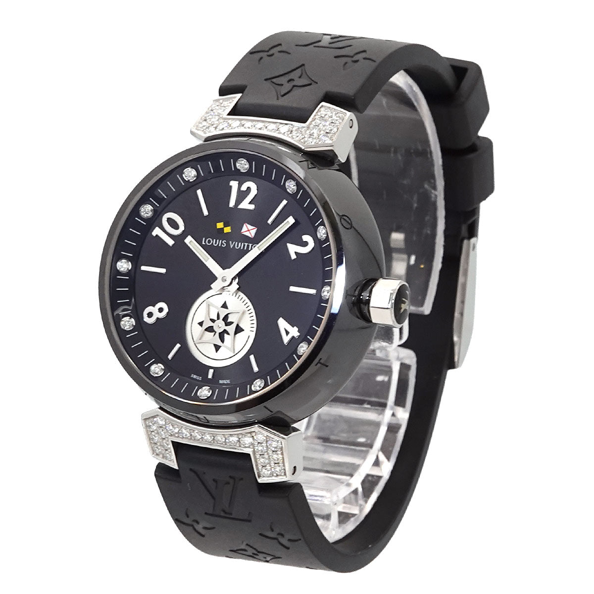 Tambour Q13MG Quartz Diamond Ladies Watch