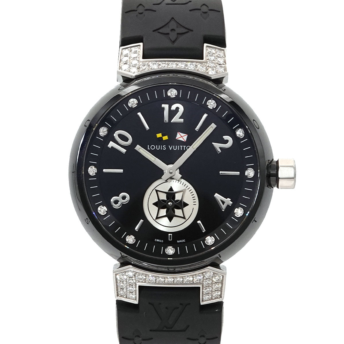 Tambour Q13MG Quartz Diamond Ladies Watch