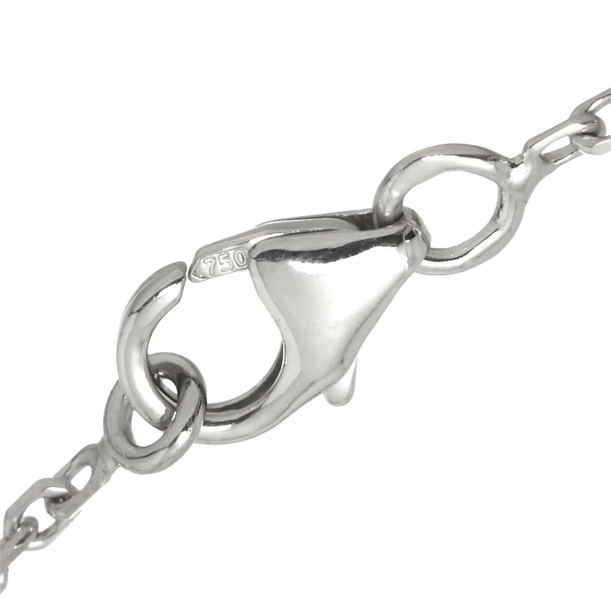 Camelia Necklace Diamond 18K White Gold 750