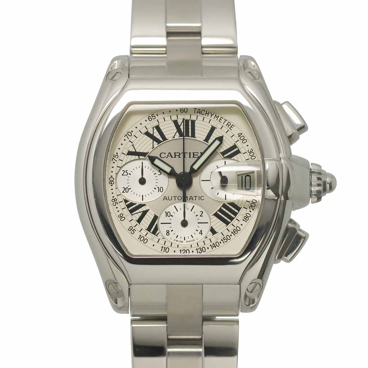 Roadster Chronograph W62006X6 Date Automatic Silver Dial Mens
